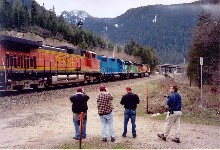 Railfanning trip on Stevens Pass